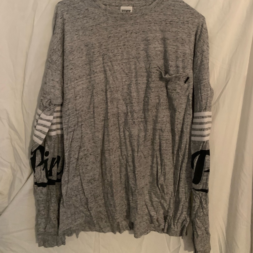 Pink size M long sleeved shirt.